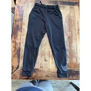 Nike Dri-Fit Men's Black Drawstring Jogger Sweatpants Size Small